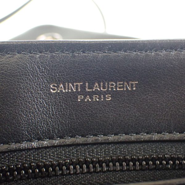 444545 10 Saint Laurent Toy Shoulder Bag Calfskin Black