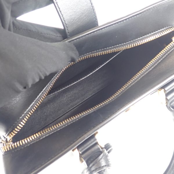 444635 07 Saint Laurent Baby Cabas Handbag 2way Black