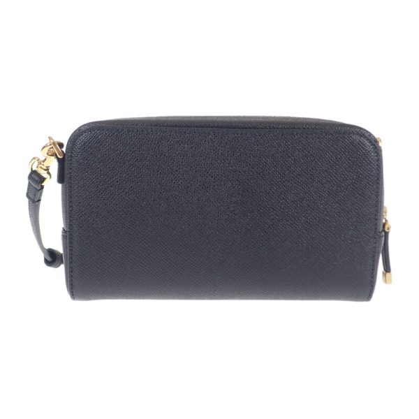 444772 03 Christian Dior Caro Double Pouch Shoulder Black