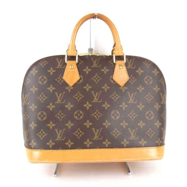 4485240107491t 1 Louis Vuitton Alma Handbag Monogram Canvas Brown