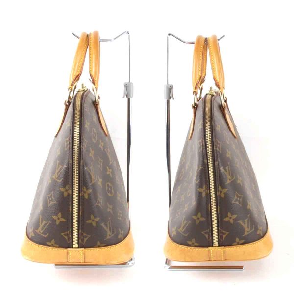 4485240107491t 3 Louis Vuitton Alma Handbag Monogram Canvas Brown