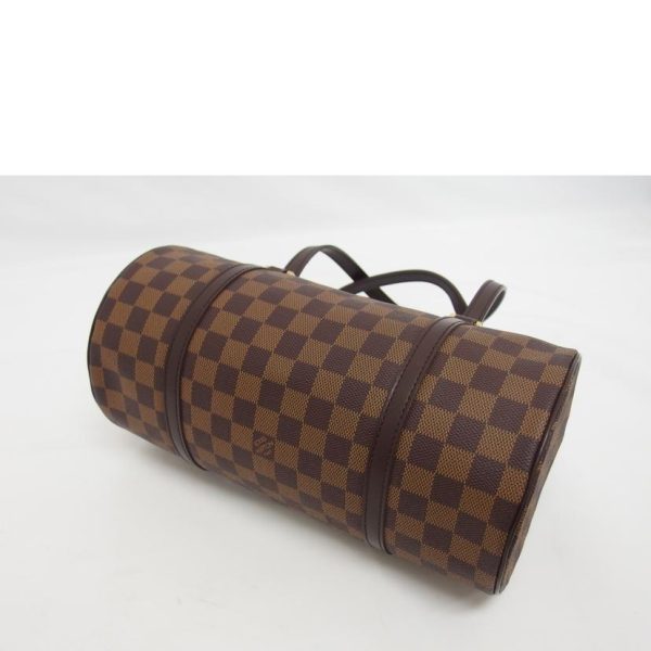 45223 3 Louis Vuitton Papillon Damier Ebene Bag Brown