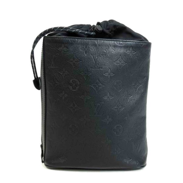 45236 1 Louis Vuitton Chalk Slingback Monogram Shadow Black