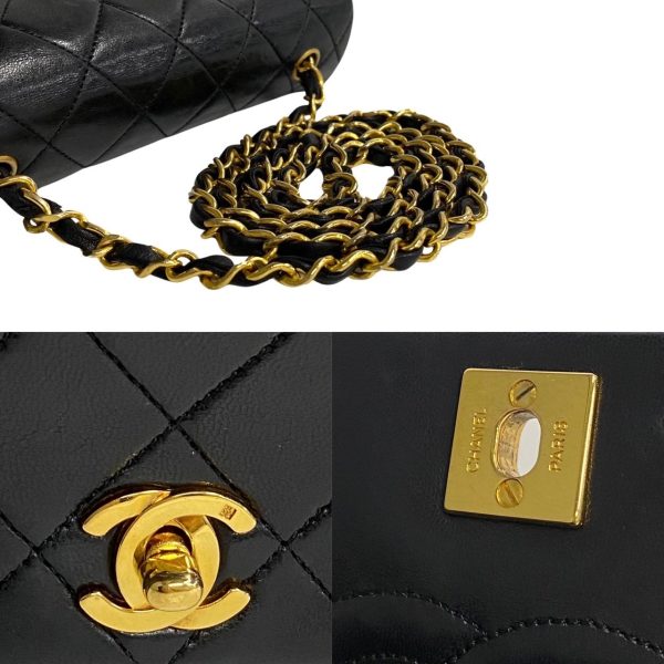 452k240964159 3 Chanel Matelasse Lambskin Full Flap Chain Mini Shoulder Bag Pochette