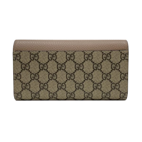 45611617wag5788 02 Gucci Marmont Supreme Leather Long Wallet Dusty Pink Beige