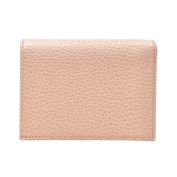 456126cao0g 03 Gucci Petite Marmont Leather Wallet Light Pink