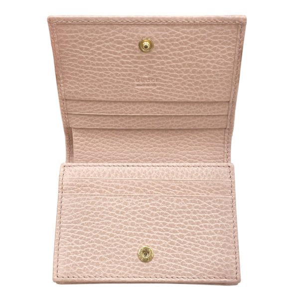 456126cao0g 06 Gucci Petite Marmont Leather Wallet Light Pink