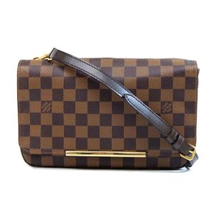 45663 1 LOUIS VUITTON Danube Shoulder Bag Monogram Brown