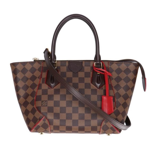 45697 1 Louis Vuitton Kaisa Pm Damier Ebene Tote Bag Brown