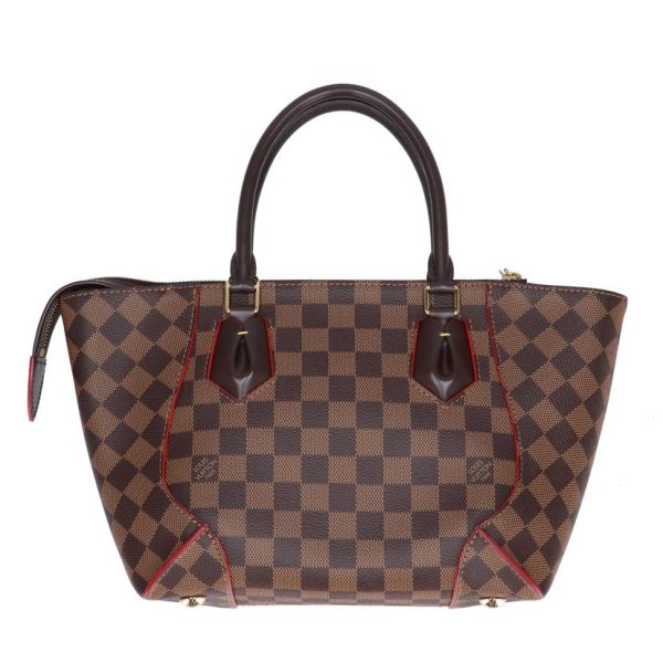 45697 2 Louis Vuitton Kaisa Pm Damier Ebene Tote Bag Brown