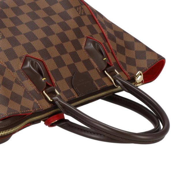 45697 4 Louis Vuitton Kaisa Pm Damier Ebene Tote Bag Brown