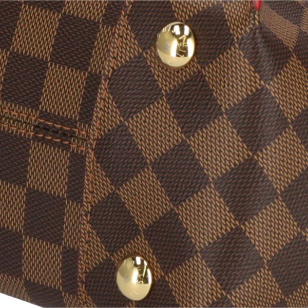 45697 7 Louis Vuitton Kaisa Pm Damier Ebene Tote Bag Brown