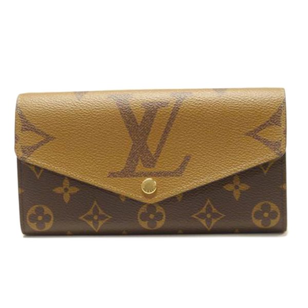 45725 4 Louis Vuitton Portefeuil Sala Monogram Wallet Brown