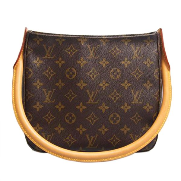 46096 1 Louis Vuitton Looping MM Monogram Bag Brown