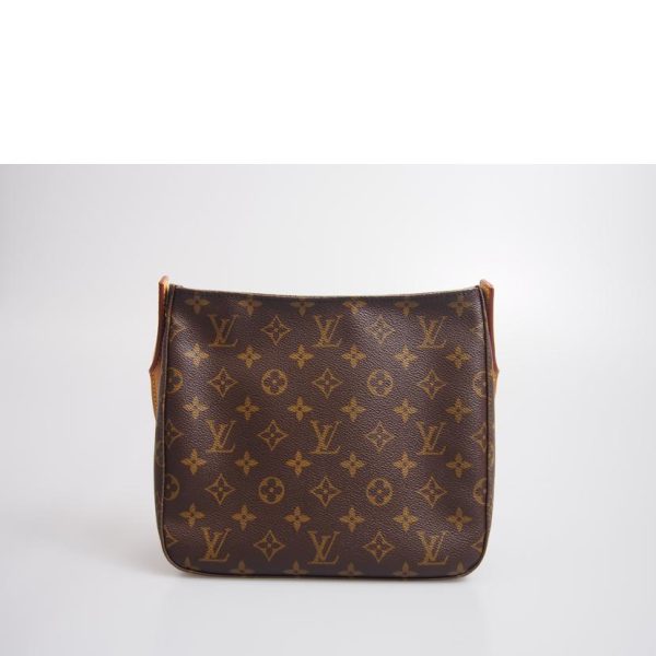 46096 2 Louis Vuitton Looping MM Monogram Bag Brown