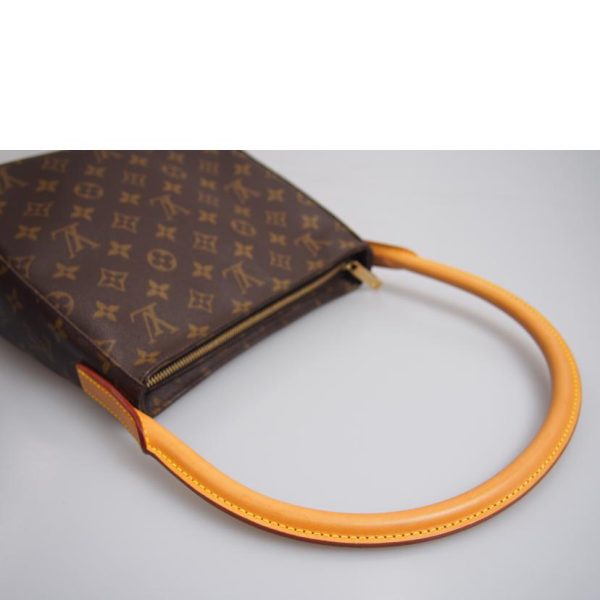 46096 4 Louis Vuitton Looping MM Monogram Bag Brown