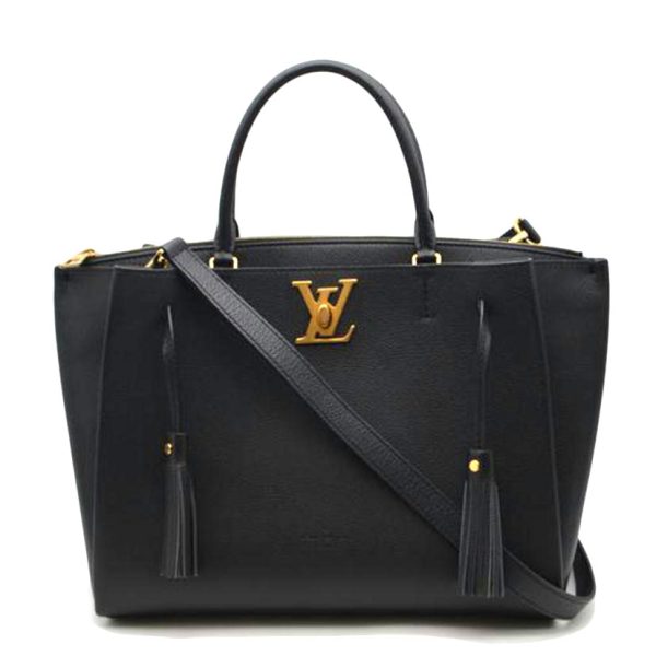 46512 1 Louis Vuitton Rock Me Calf Leather Bag Noir