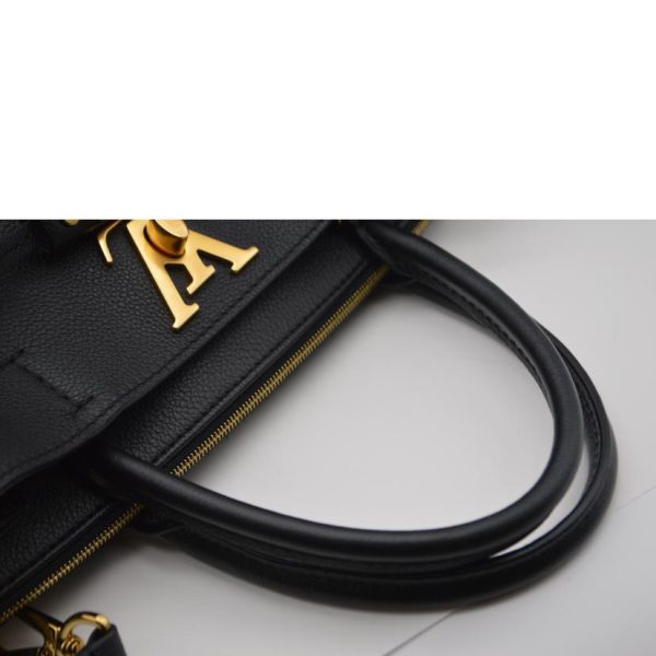 46512 4 Louis Vuitton Rock Me Calf Leather Bag Noir