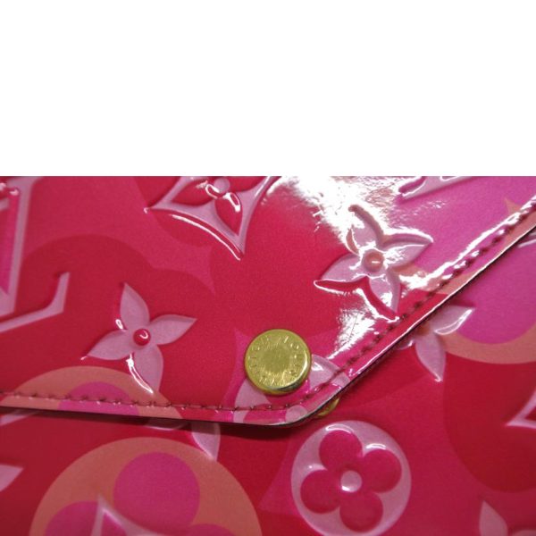 46625 10 Louis Vuitton Pochette Felicie Floral Pattern Bag Pink