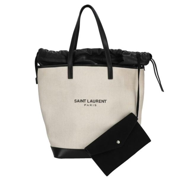 46763 1 Saint Laurent Teddy Tote Bag Black