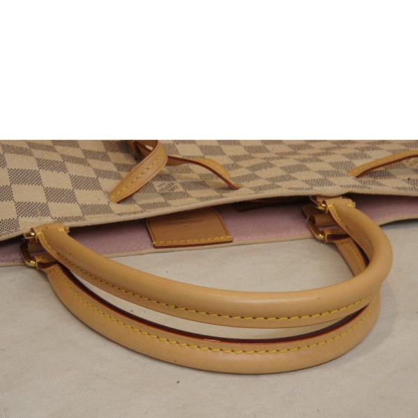 47078 4 Louis Vuitton Girolatta Damier Azur Handbag White