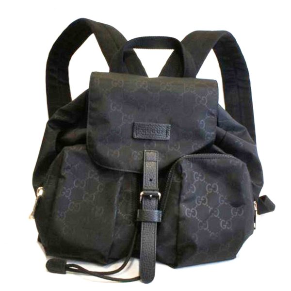 47764 1 Gucci Nylon Backpack Black