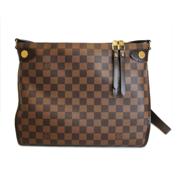 47856 1 Louis Vuitton Duomo Damier Ebene Handbag Brown