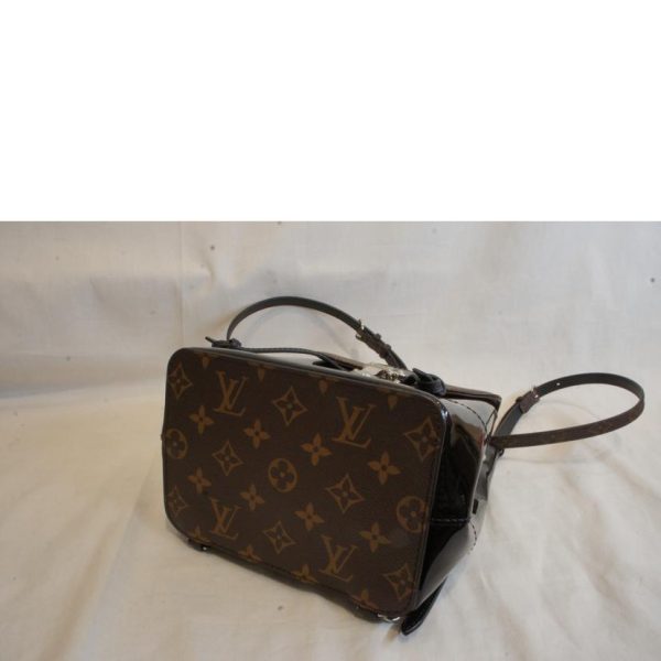 47986 3 Louis Vuitton Hot Springs Monogram X Vernis Brown