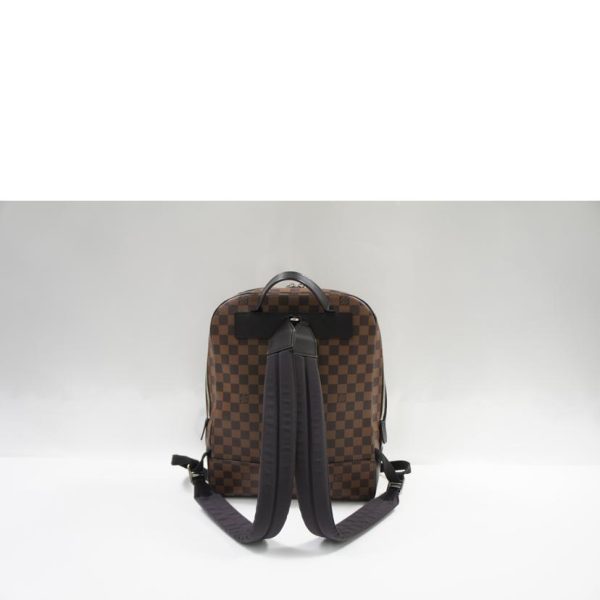 48076 2 Louis Vuitton Jake Damier Ebene Backpack Brown