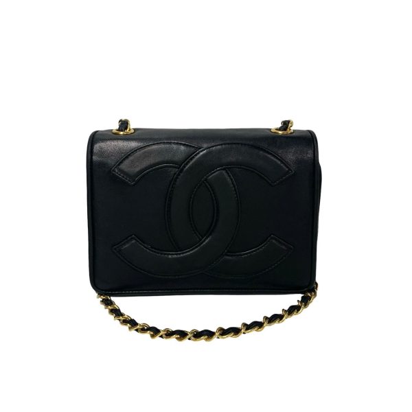 482l242485868 2 Chanel Decacoco Leather Chain Mini Shoulder Bag Black