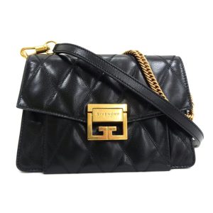 48503 1 Celine 16 Shoulder Bag Black