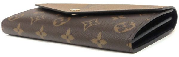 48574 3 Louis Vuitton Portefeuille Sala Monogram Long Wallet Brown