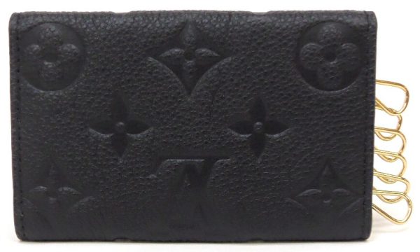 48685 2 Louis Vuitton 6 key Case Monogram Multicle 6 Black