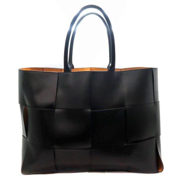 487 2 Bottega Veneta Maxi Large Arco Tote Bag Black