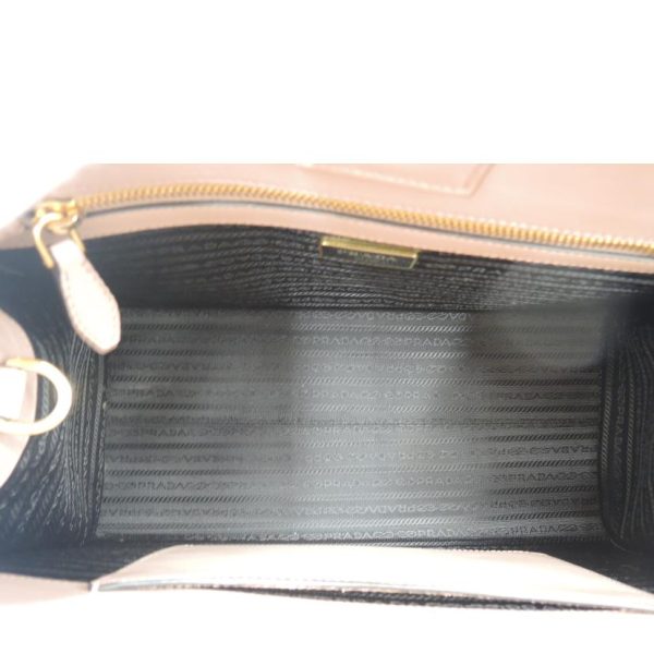 48999 5 Prada Saffiano Shoulder Bag Black