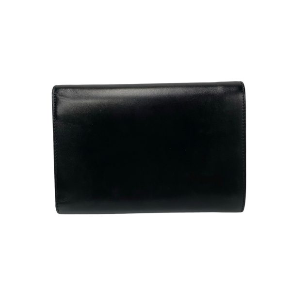 494a2080060 4 Prada Logo Bifold Wallet Leather Black