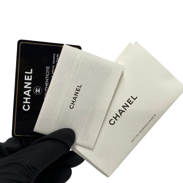 496a243361743 10 Chanel Matelasse Caviar Skin Tri Fold Wallet Black