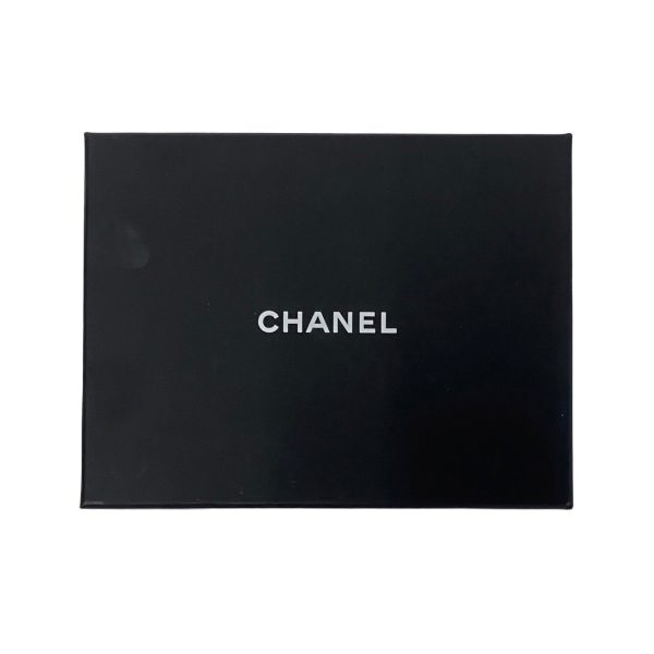 496a243361743 8 Chanel Matelasse Caviar Skin Tri Fold Wallet Black