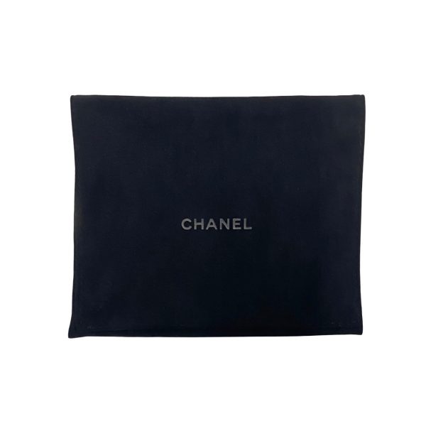 496a243361743 9 Chanel Matelasse Caviar Skin Tri Fold Wallet Black