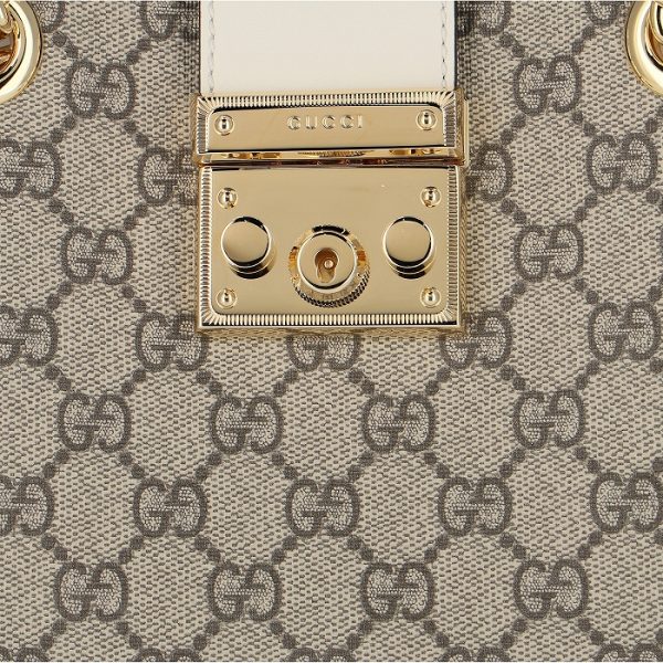 498156khnkg9761 4 Gucci Padlock GG Small Shoulder Bag Beige Ebony