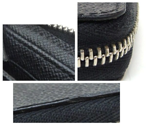 49906 8 Louis Vuitton Coin Case Zippy Damier Graphite Black