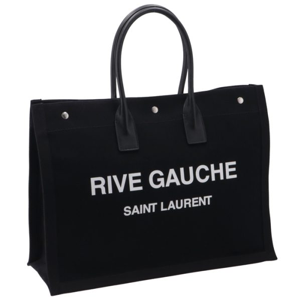 49929096n9e1070 Saint Laurent Paris Shopping Tote Bag Rive Black