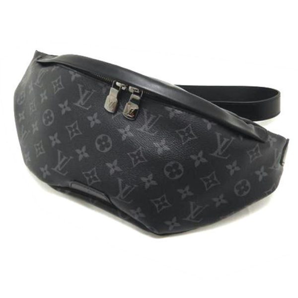 49939 1 Louis Vuitton Eclipse Monogram Bum Bag Black