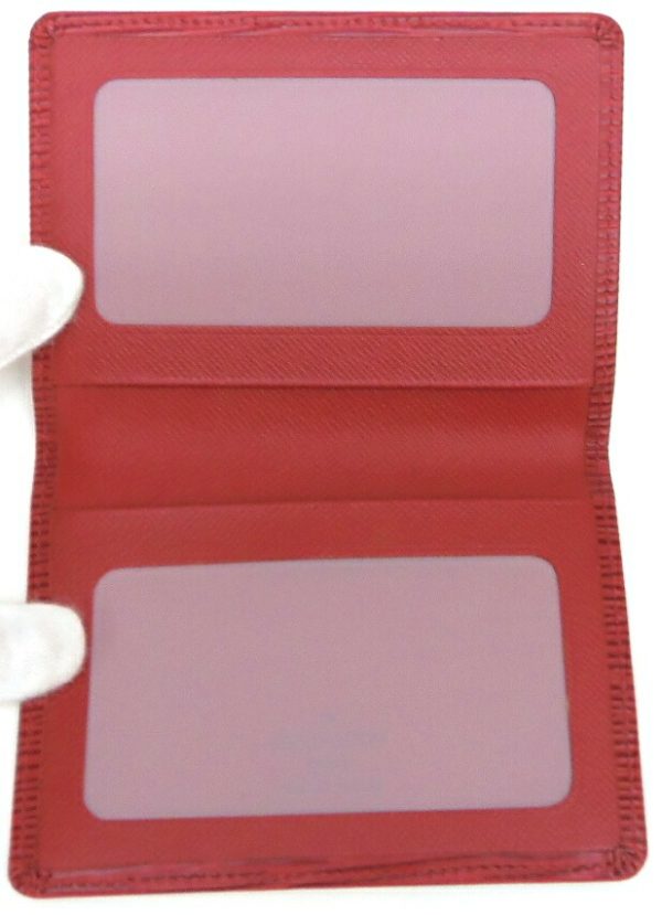 49972 4 Louis Vuitton Card Case Porte De Carte Vertical Epi Red