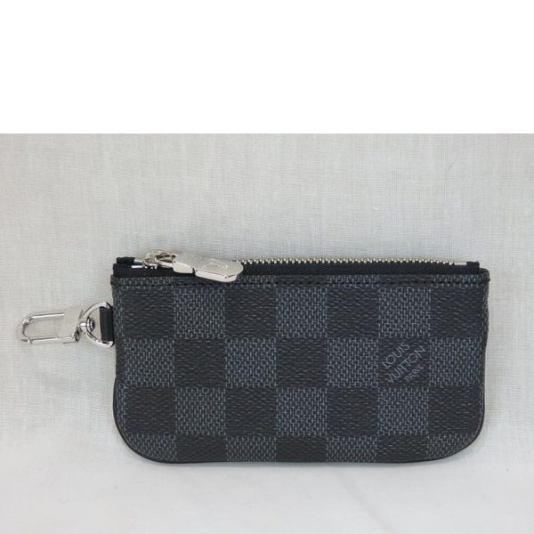 49992 8 Louis Vuitton Trio Damier Messenger Graphite Bag Gray