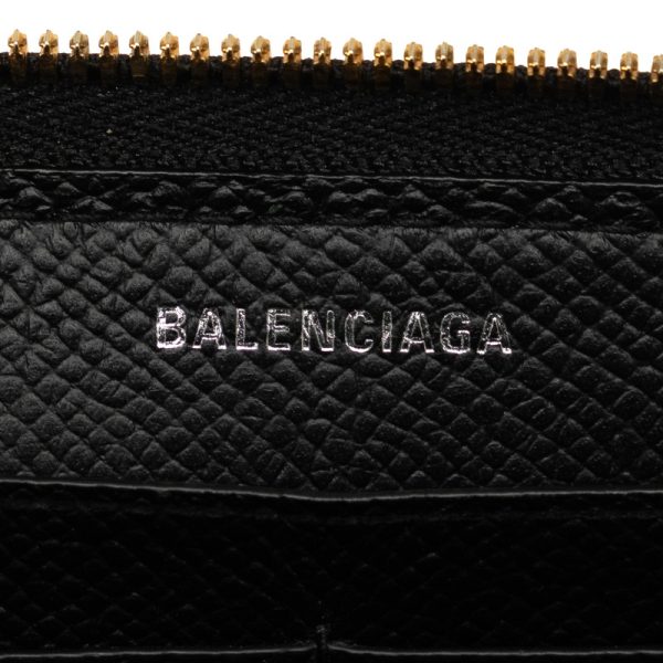 49of032sd6vyexjw 7 Balenciaga BB Logo Wallet Leather Black