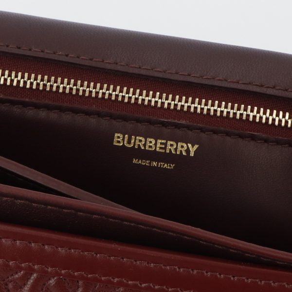 4b b16 00086 12 Burberry Genuine Leather Shoulder Bag Red