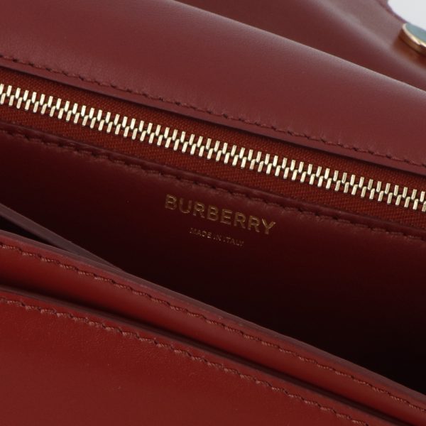 4b b16 00108 11 Burberry Leather Shoulder Bag Red