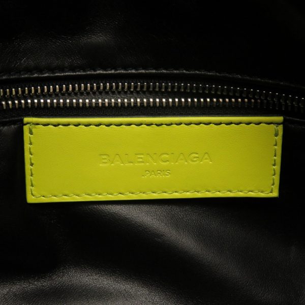 4b0073asez5 7 Balenciaga The First Python Handbag Yellow