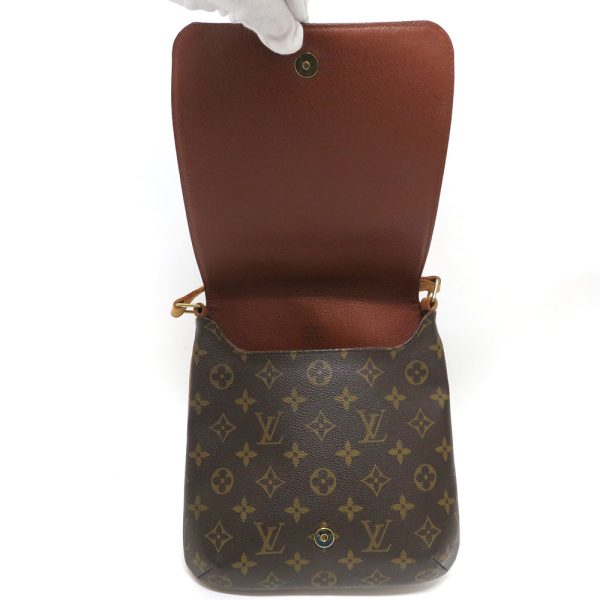 5 lv210522 4 06 Louis Vuitton Musette Salsa Shoulder Bag Canvas Brown